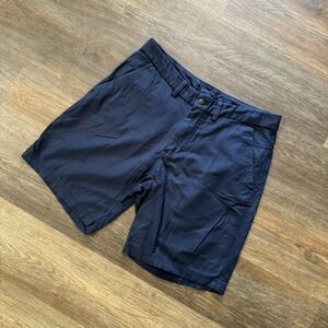 Lululemon‎ Men's Chino Style Navy Blue Shorts 8.5" Inseam Preppy Trendy